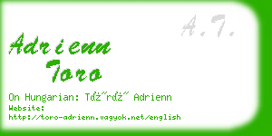 adrienn toro business card